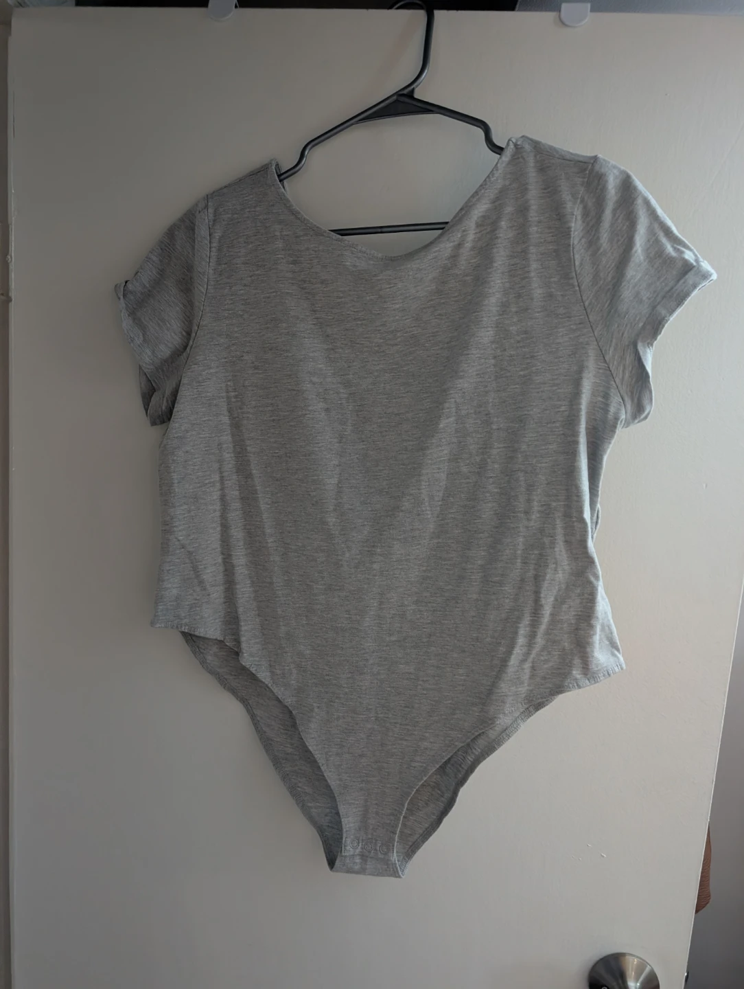 Grey Short Sleeve Bodysuit - photo 2