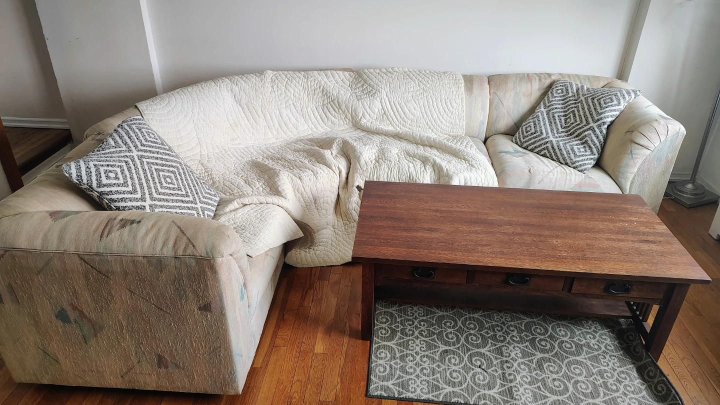 Wooden Coffee Table with Drawers - photo 2