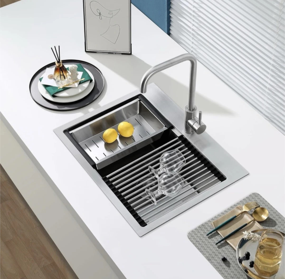 Drop in Kitchen Sink 22x18” - 18 Gauge Stainless Steel NEW