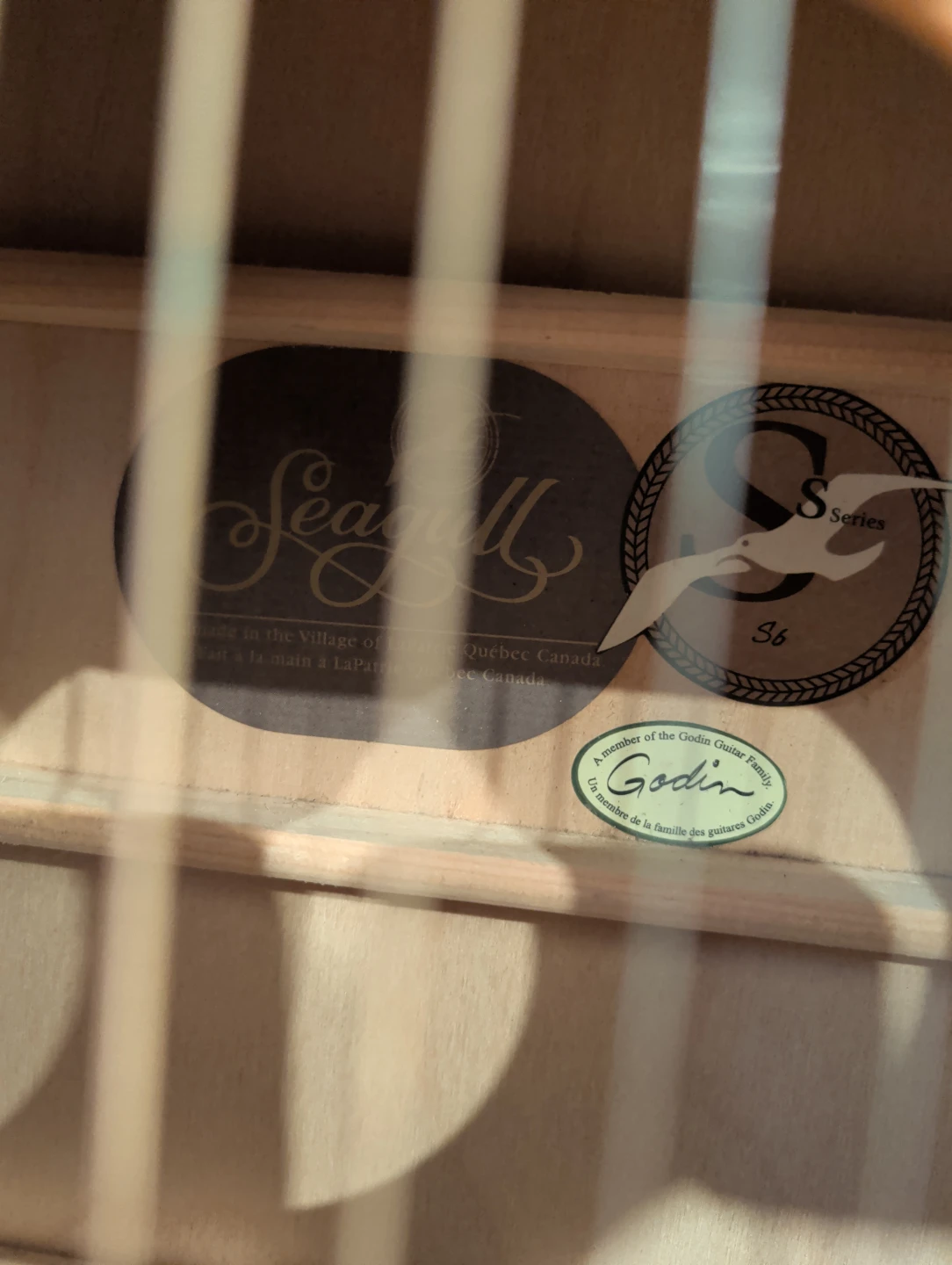 Seagull S6 Acoustic Guitar with Gig Bag - photo 2