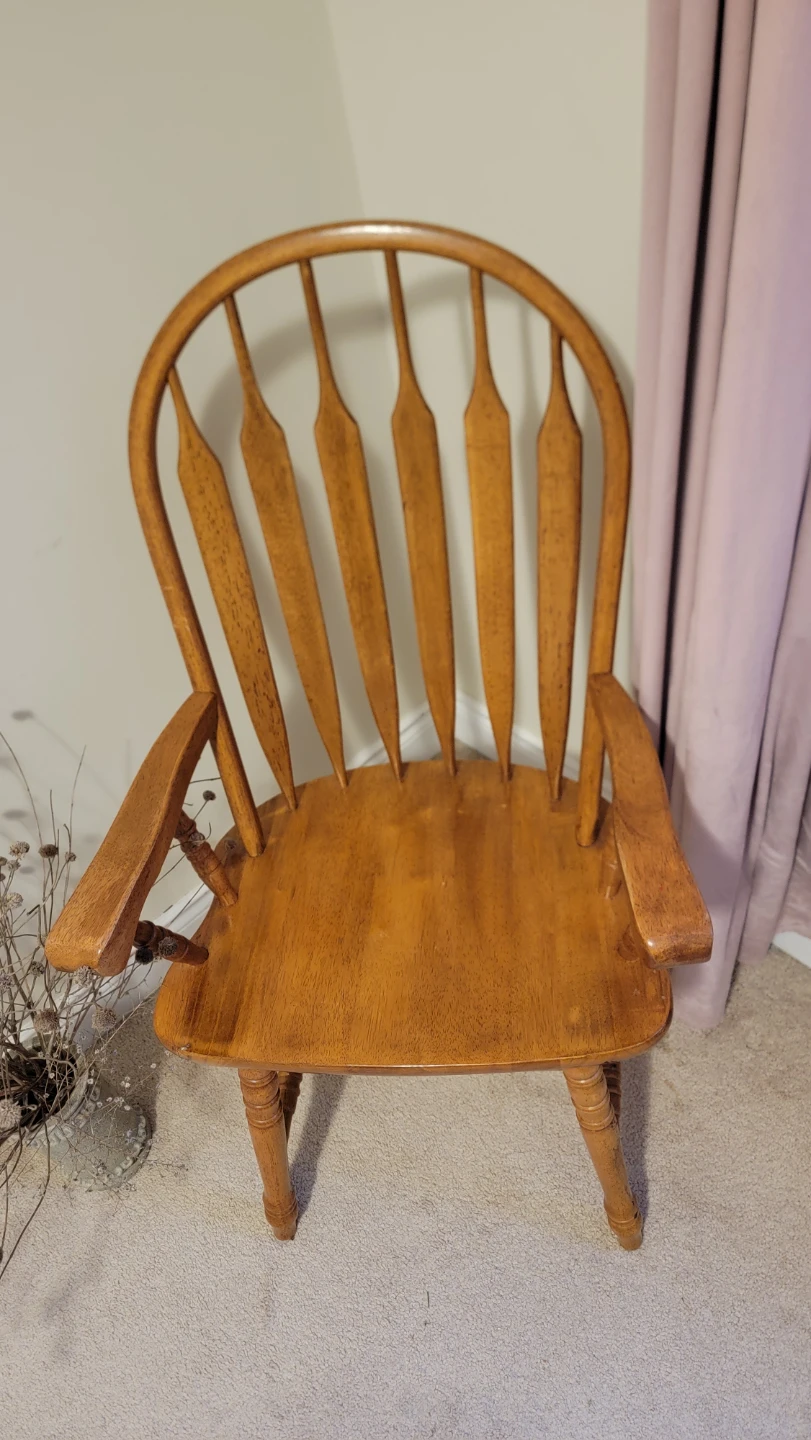 Wooden Windsor Style Arm Chair - photo 2