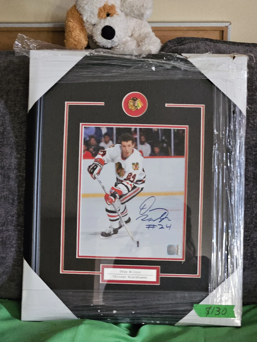 Signed Doug Wilson Chicago Blackhawks Photo