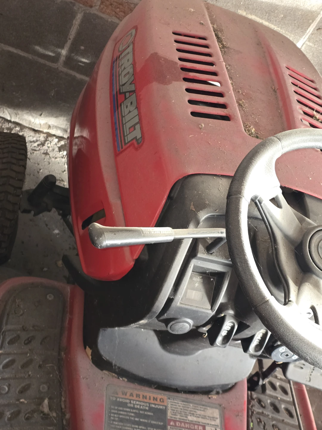 Troy-Bilt 42" Riding Mower - Twin-Blade Side Discharge Deck - photo 2
