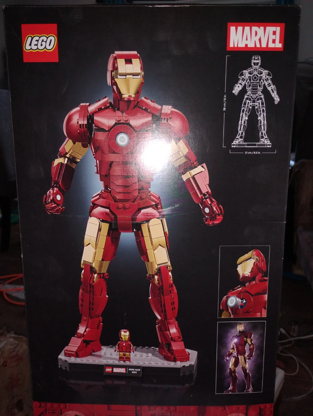 LEGO Marvel Iron Man Mark 3 Collectors Edition Set 76344