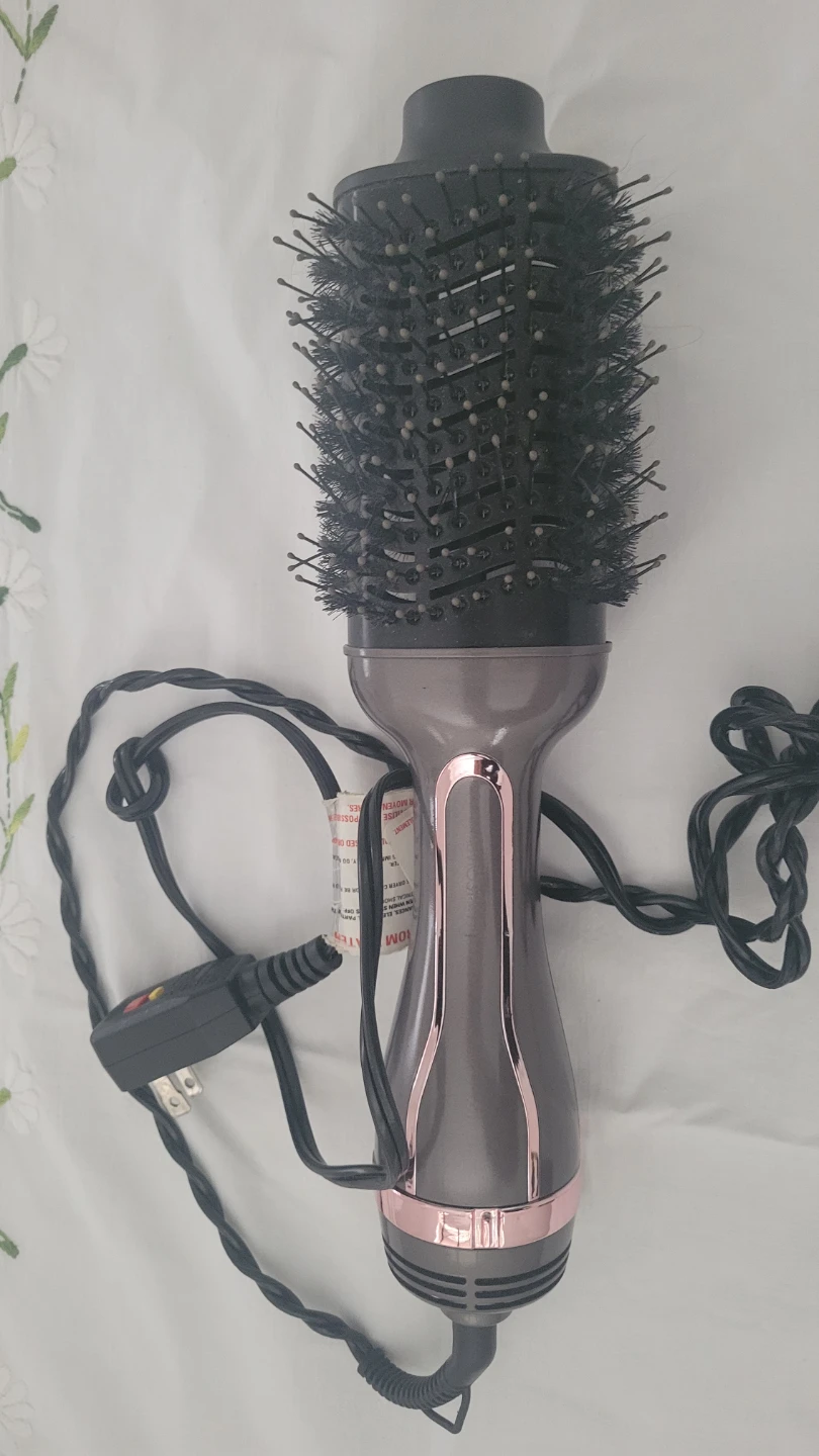 Hair dryer brush