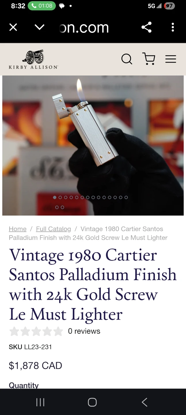 Cartier Palladium Lighter - photo 5