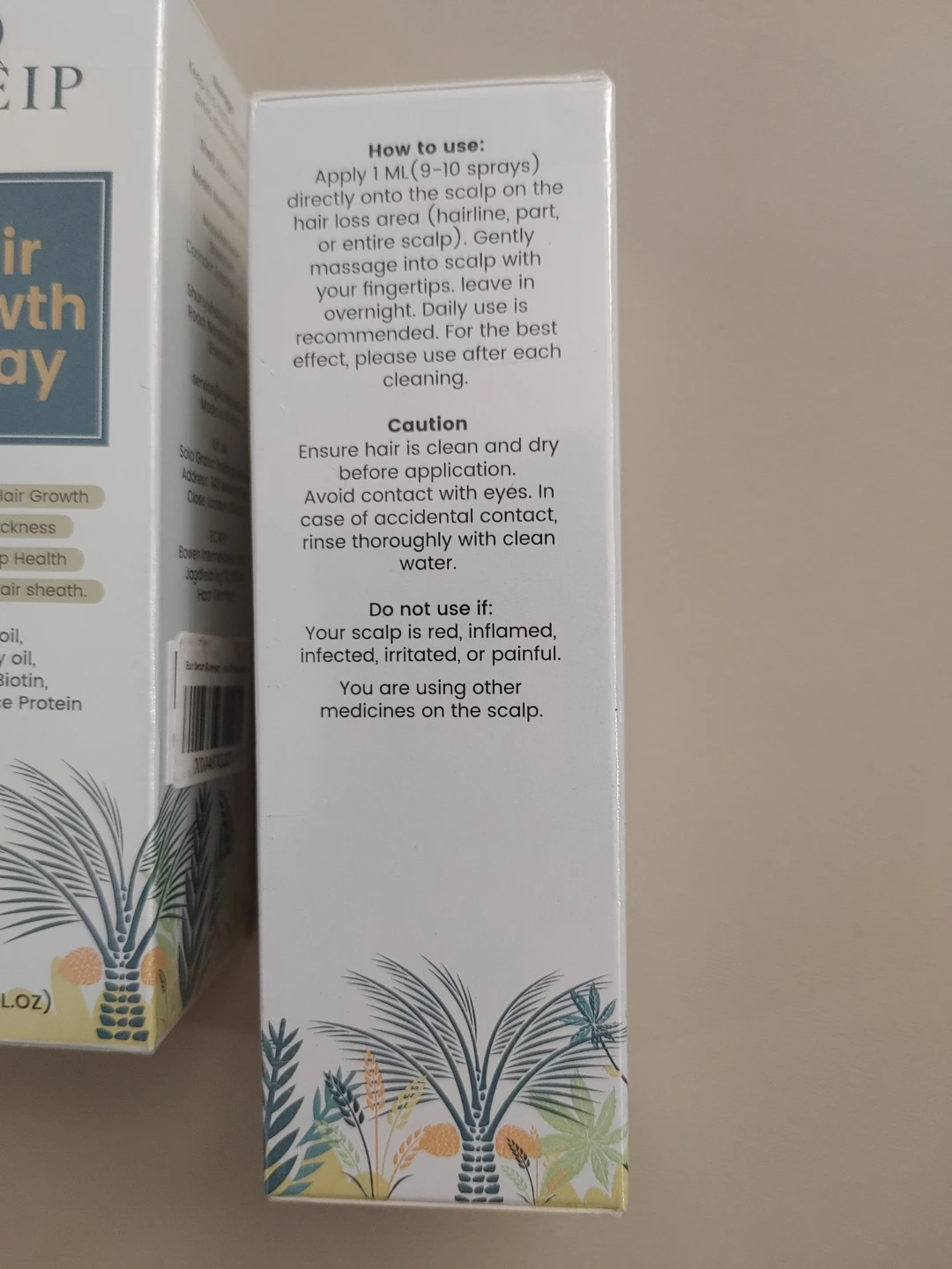 🧡NEW SEALED TWO BOXES OF HAIR GROWTH SPRAY - photo 2
