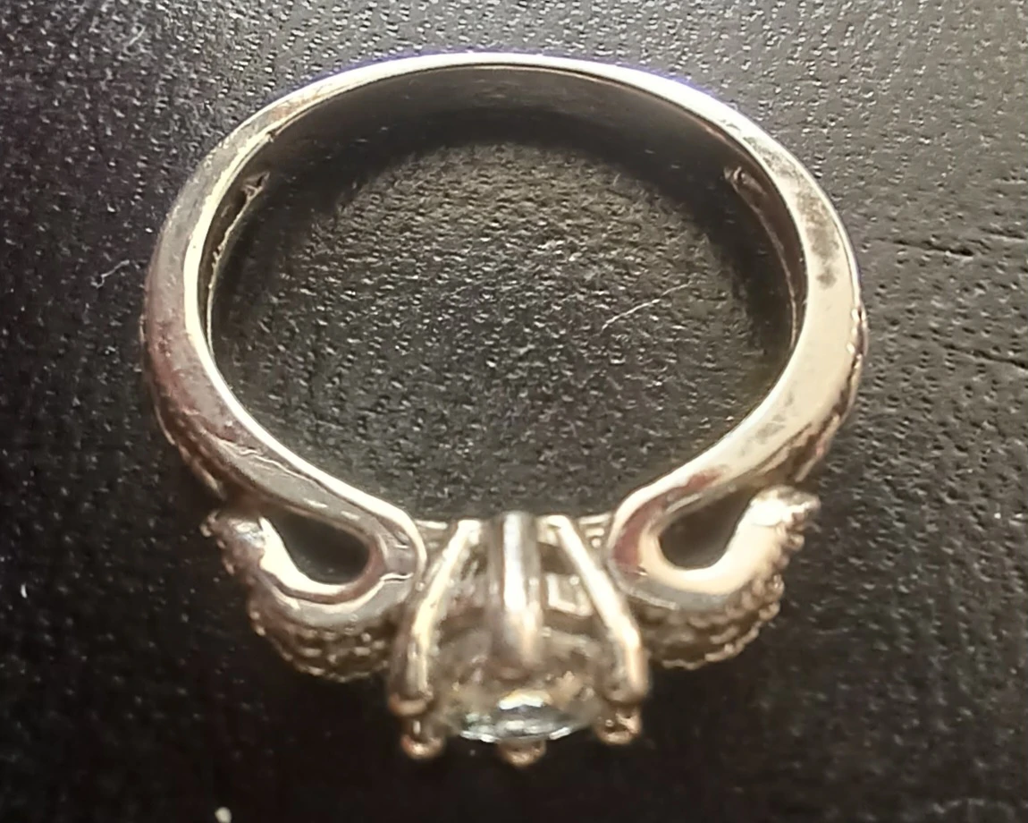Sterling Silver 925 Lady Ring Size 7, 2.21 Grams - photo 3