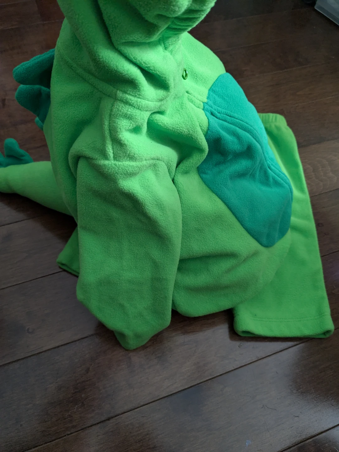 Carter's 3-6 Months Green Dinosaur Fleece Costume Set - photo 4