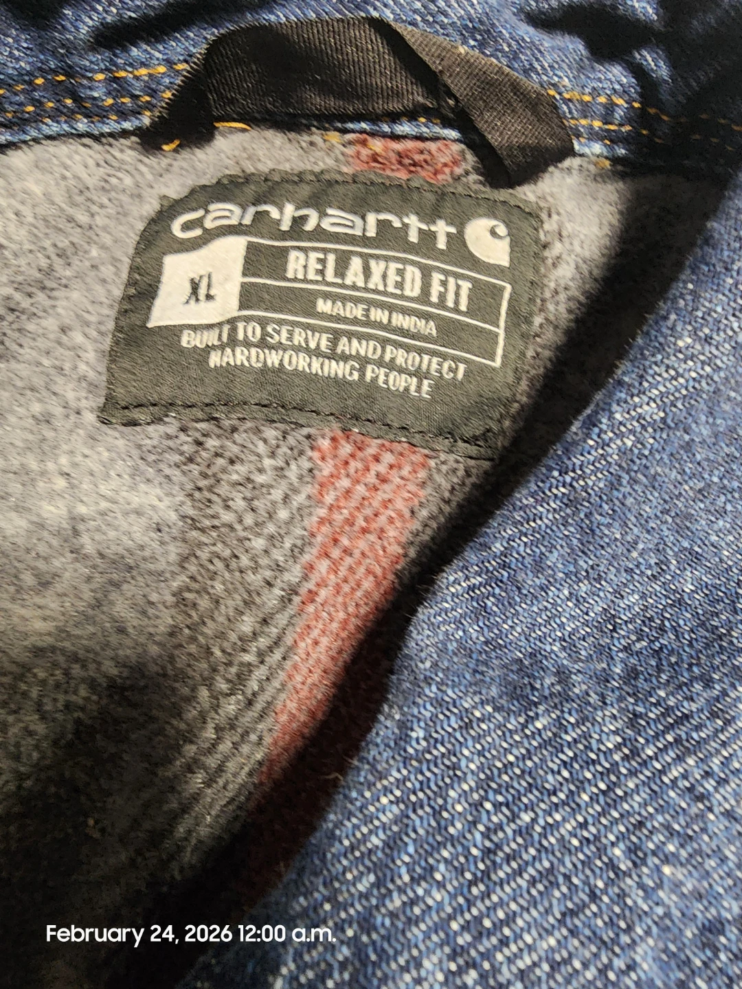 Carhartt Relaxed Fit Denim Shirt Jacket - XL - photo 2