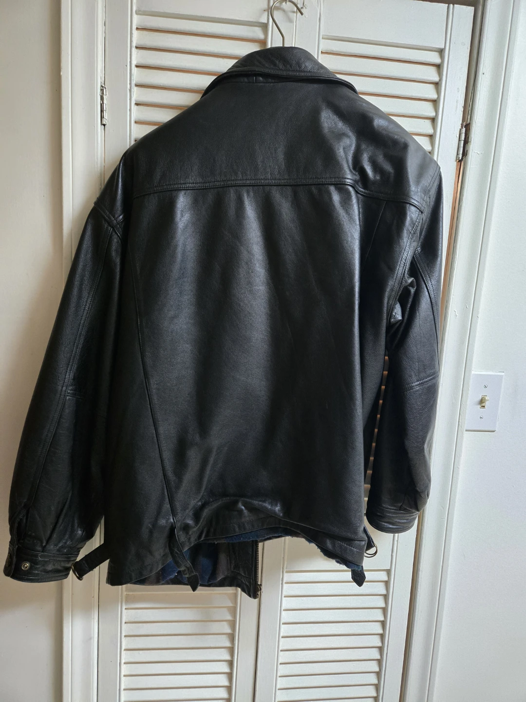 Black Leather Jacket - ellavia XL - photo 2