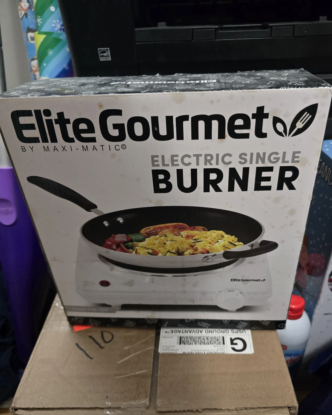 Elite Gourmet Electric Single Burner