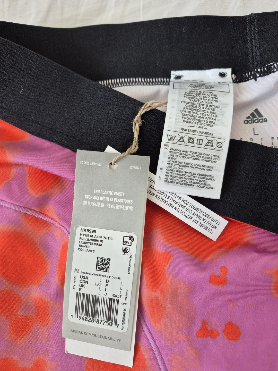 BNWT Adidas Women's Leggings LARGE - photo 2