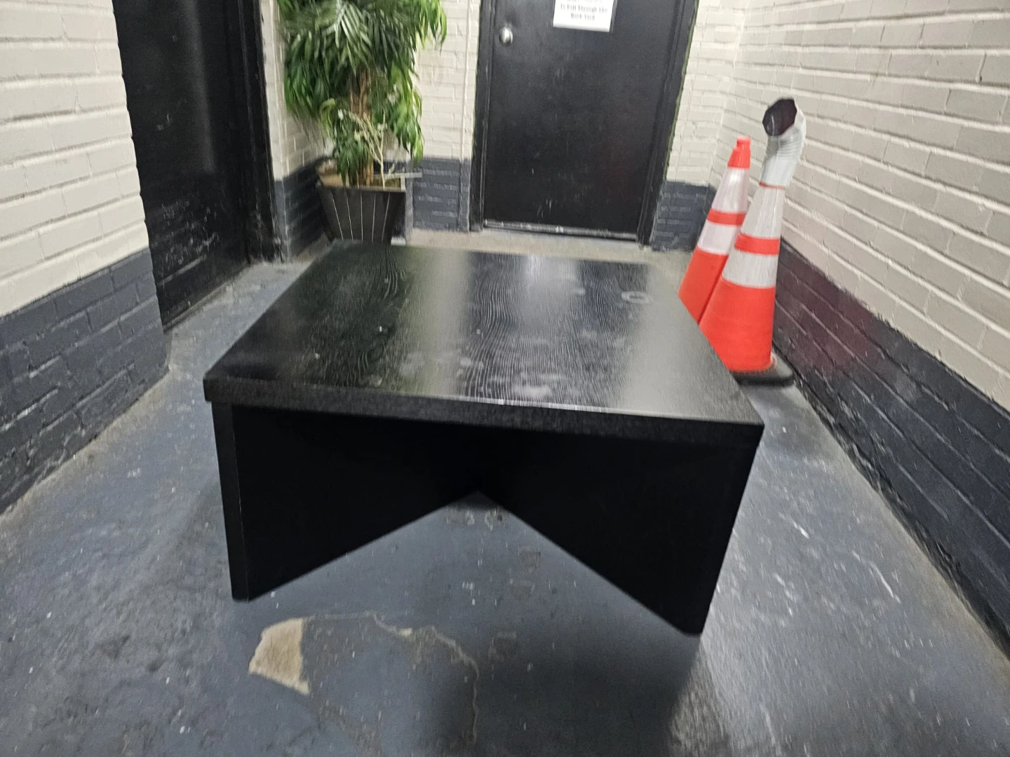 Black Square Coffee Table - photo 2