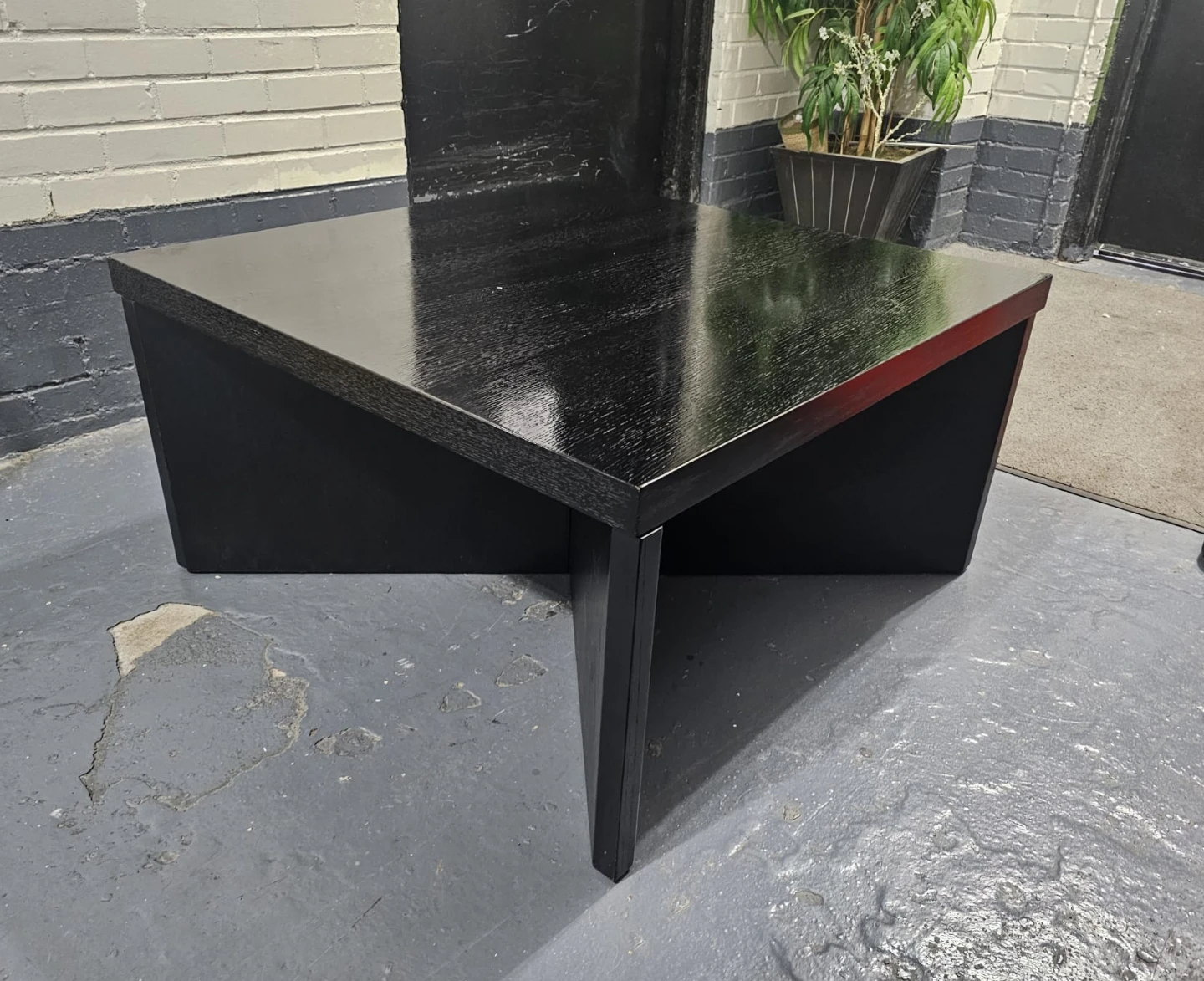 Black Square Coffee Table - photo 4
