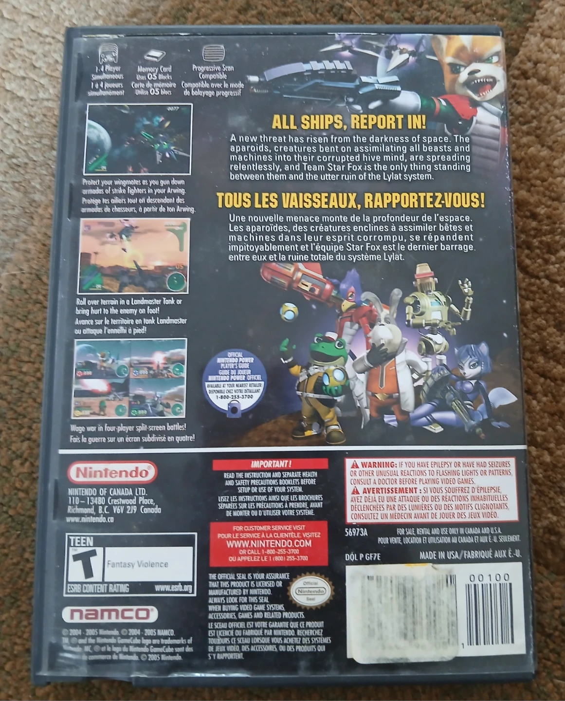 Nintendo GameCube Star Fox Assault Video Game - photo 2