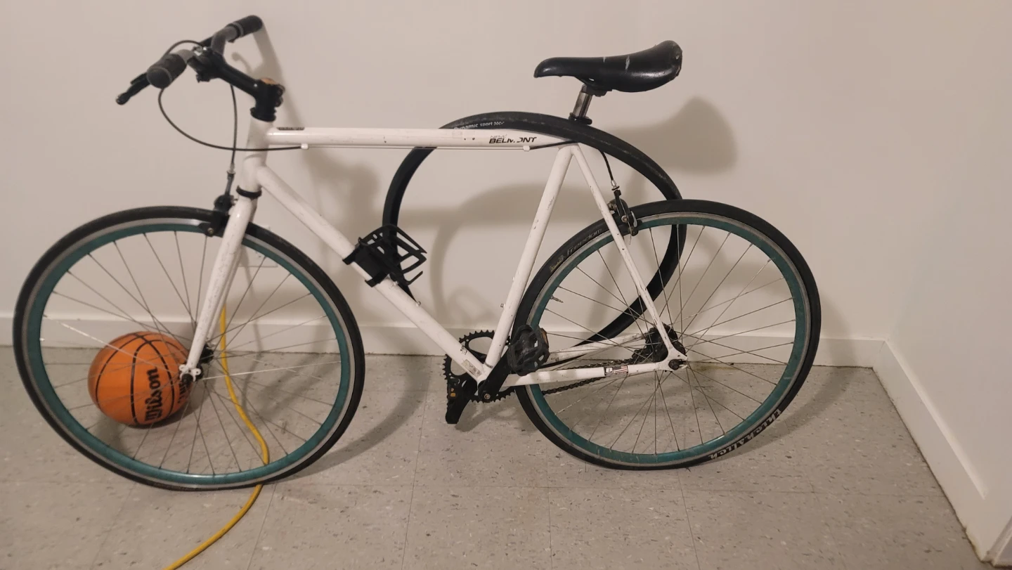 White Belmont Single Speed Bicycle 🥕