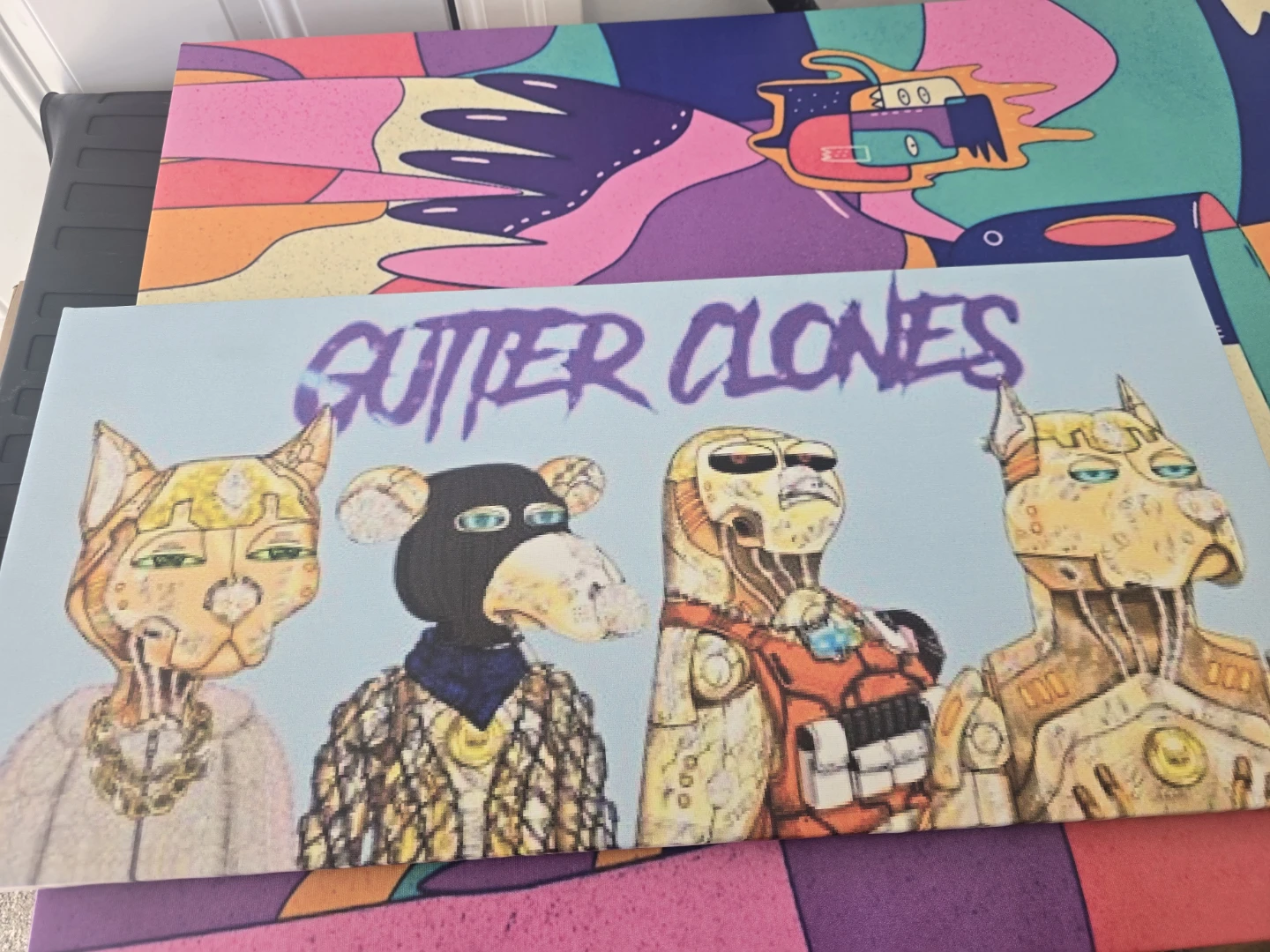 Gutter Clones Art Print