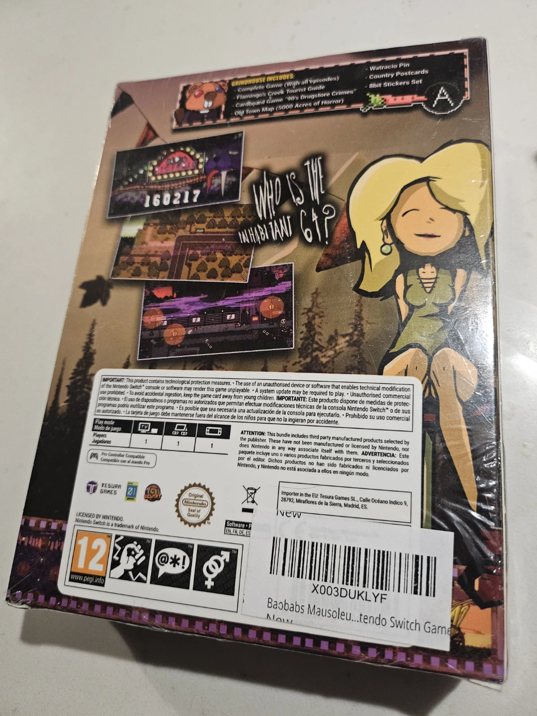 Baobabs Mausoleum Grindhouse Edition Nintendo Switch Game - photo 2