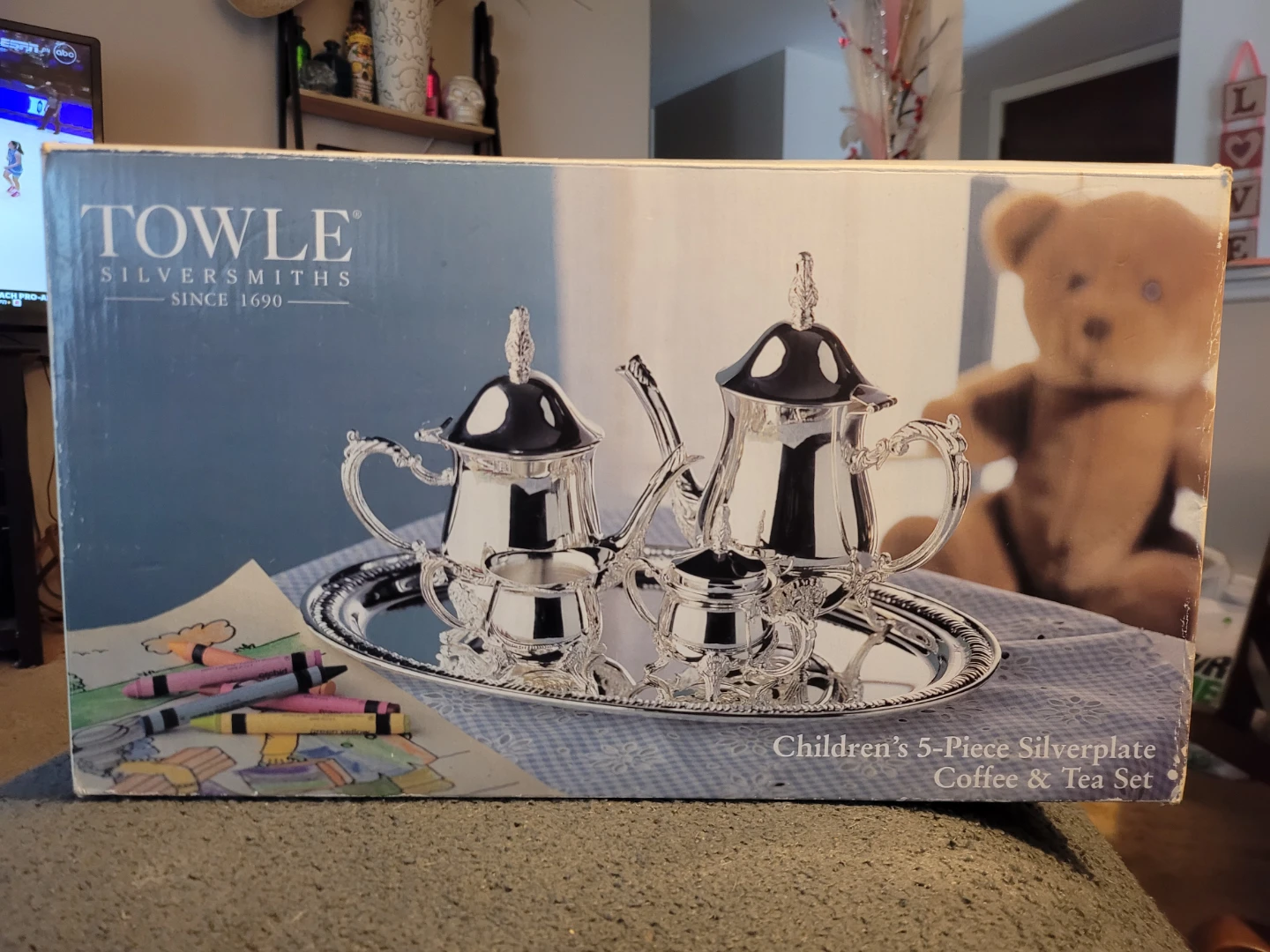 Towle Children's 5-Piece Silverplate Coffee & Tea Set - photo 2