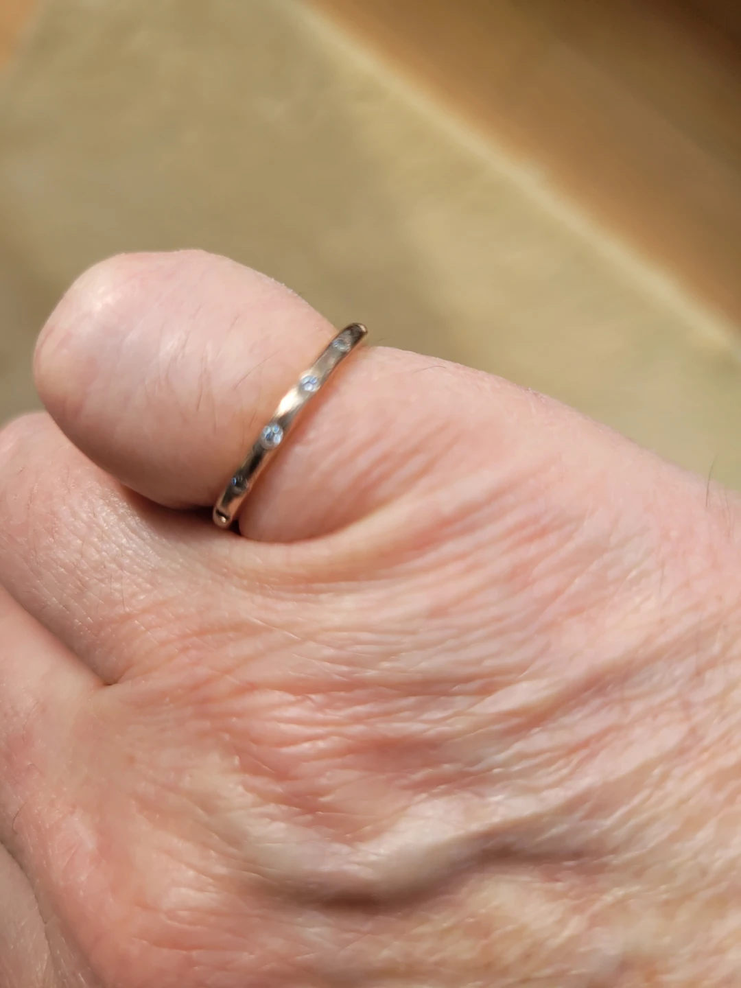 Pandora Rose Gold Plated w Small Zirconia