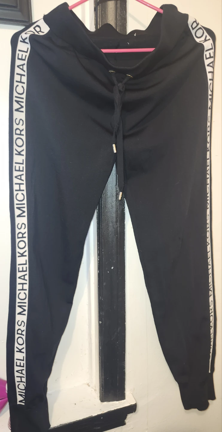 Michael Kors Black Jogger Pants size medium $30 - photo 2