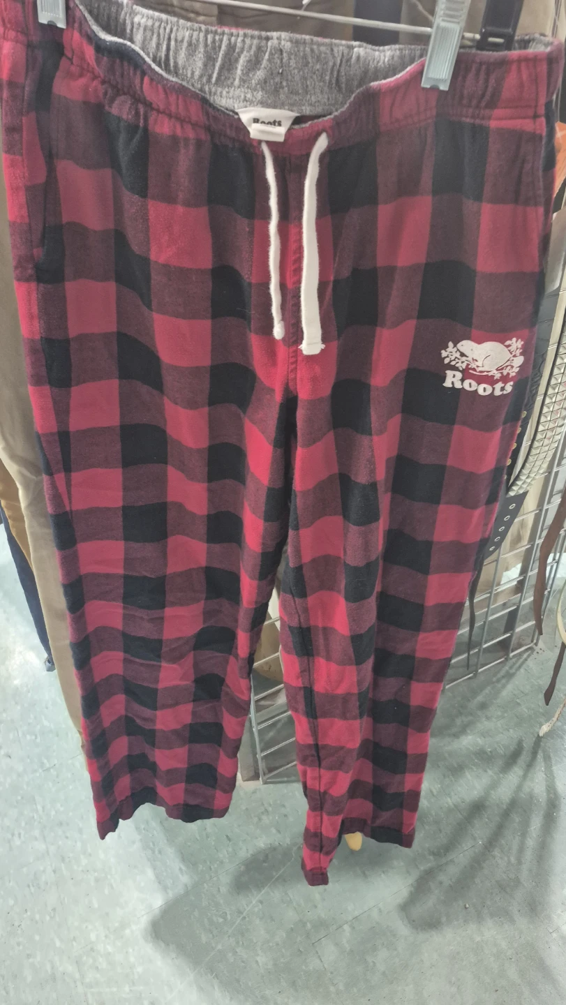 Roots Plaid Flannel Pajama Pants XS - photo 2