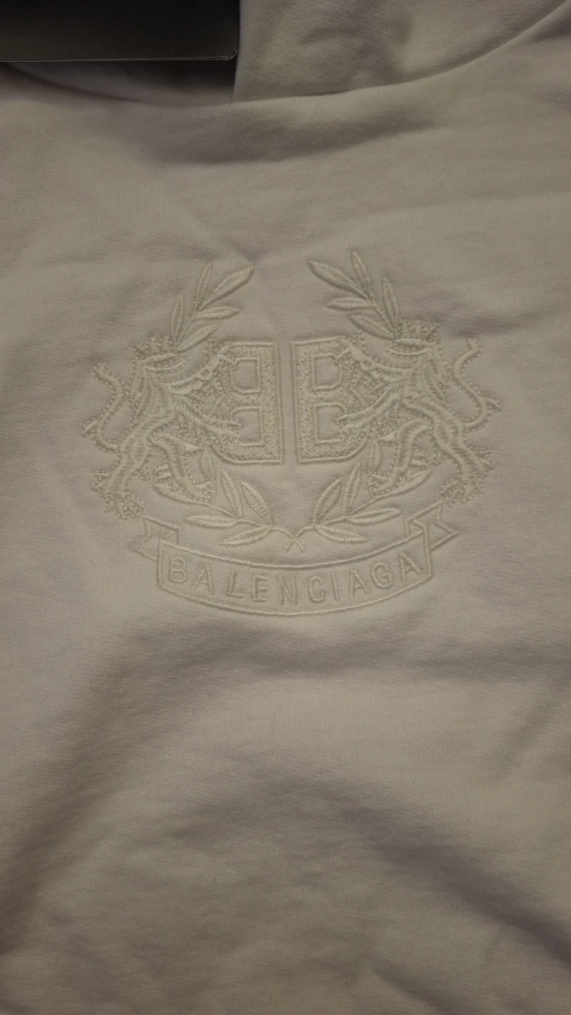Balenciaga White Unisex Hoodie - Size XS - photo 2