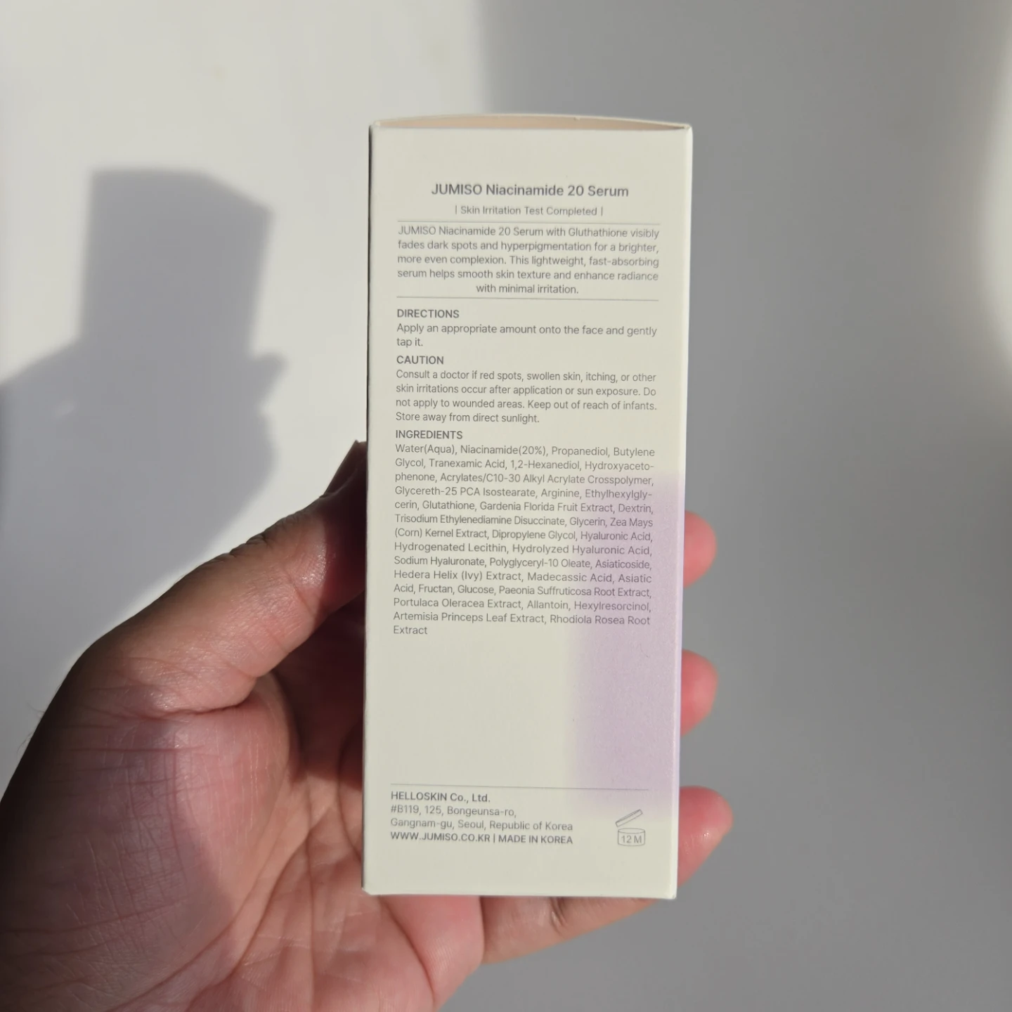 JUMISO Niacinamide 20 Serum 40ml - photo 2