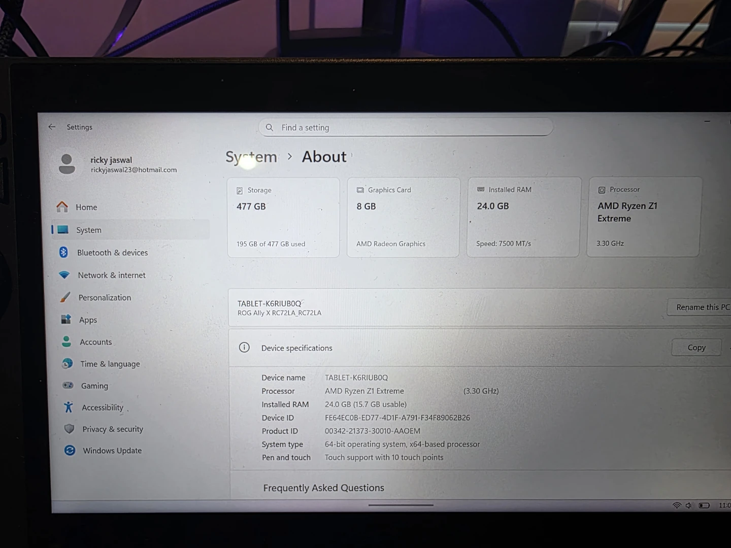 ASUS ROG Ally X Handheld Gaming PC - photo 3