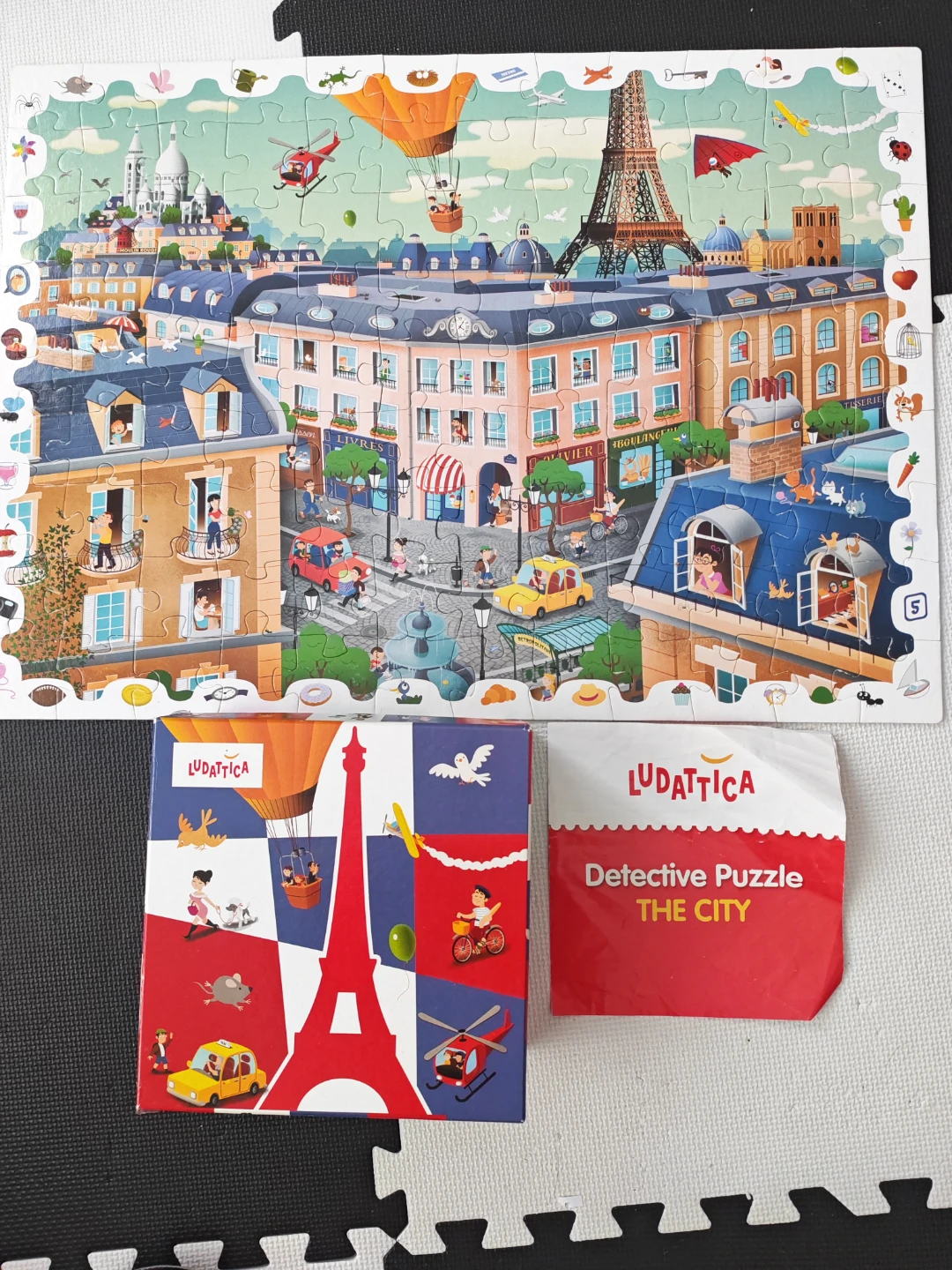 LUDATTICA Detective Puzzle The City Jigsaw Puzzle