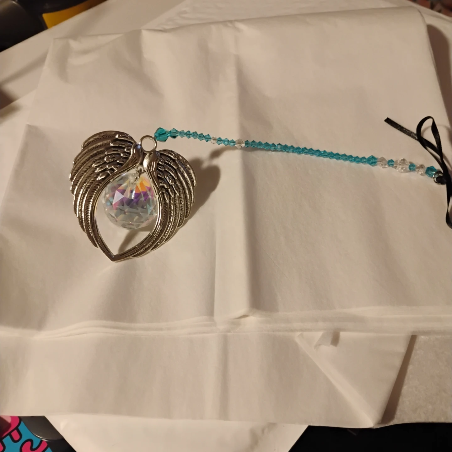 Angel Wing Crystal Ornament - photo 3