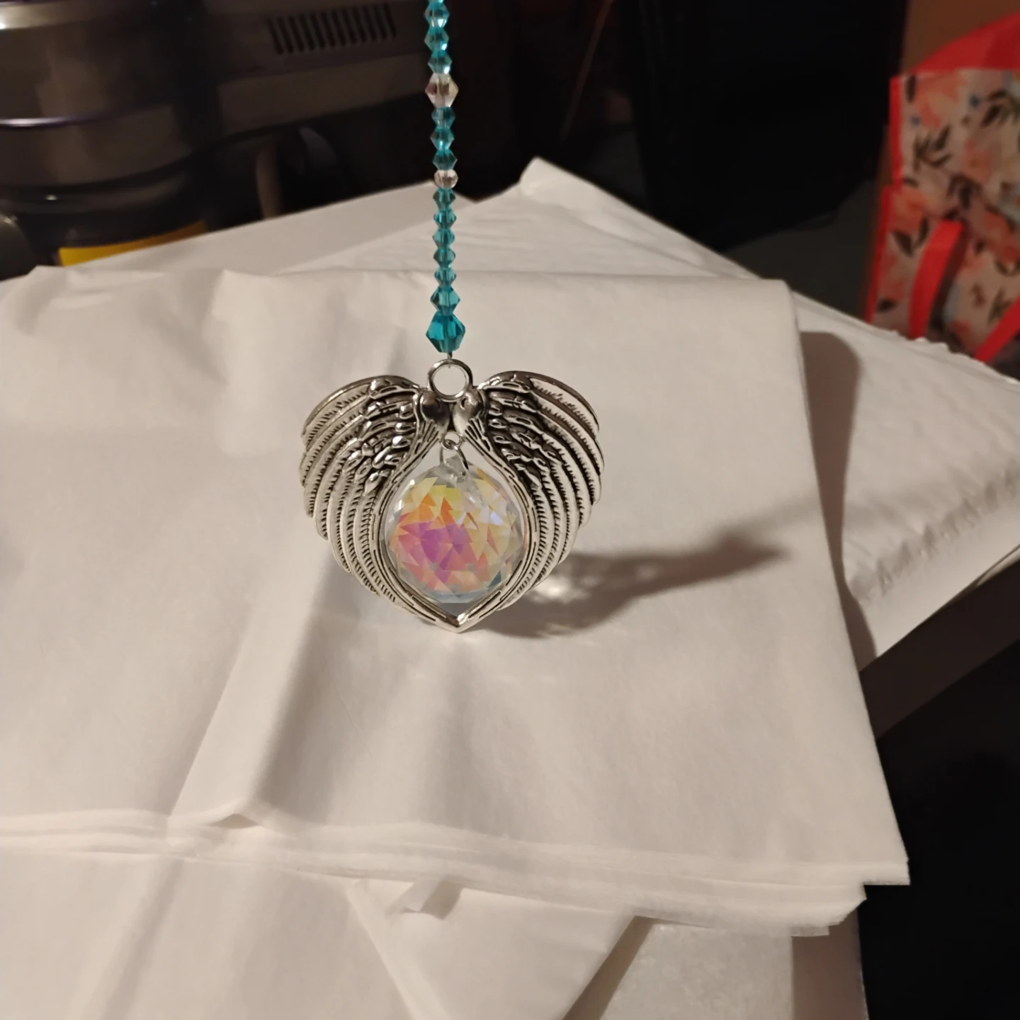 Angel Wing Crystal Ornament - photo 4
