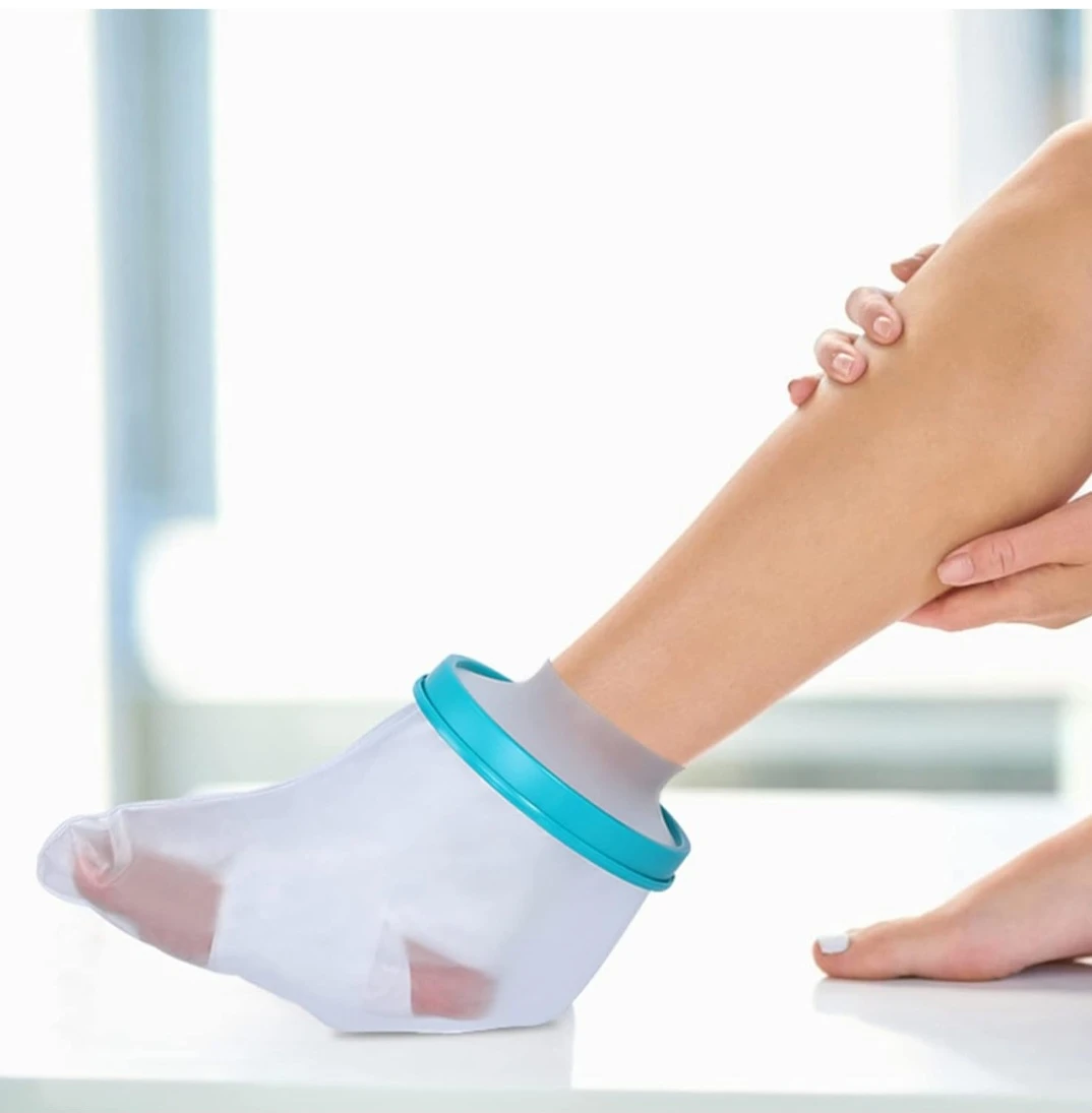Foot Cast Cover for Adult Shower, Waterproof Seal Tight Cast