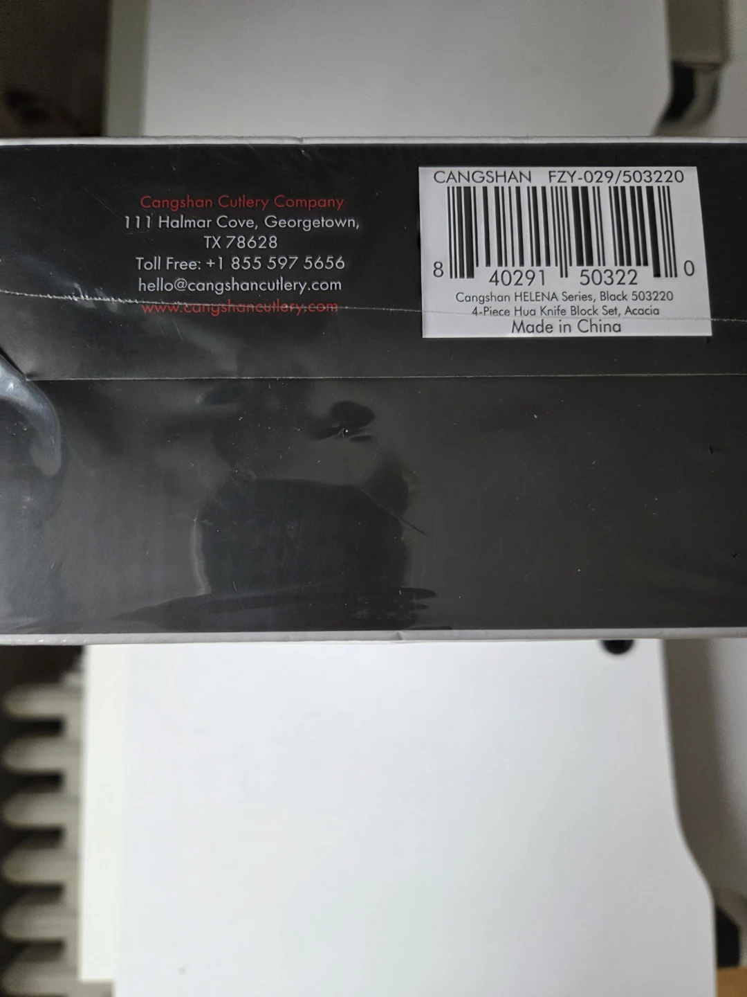Cangshan HELENA Series Black 4-Piece Hua Knife Block Set - photo 4