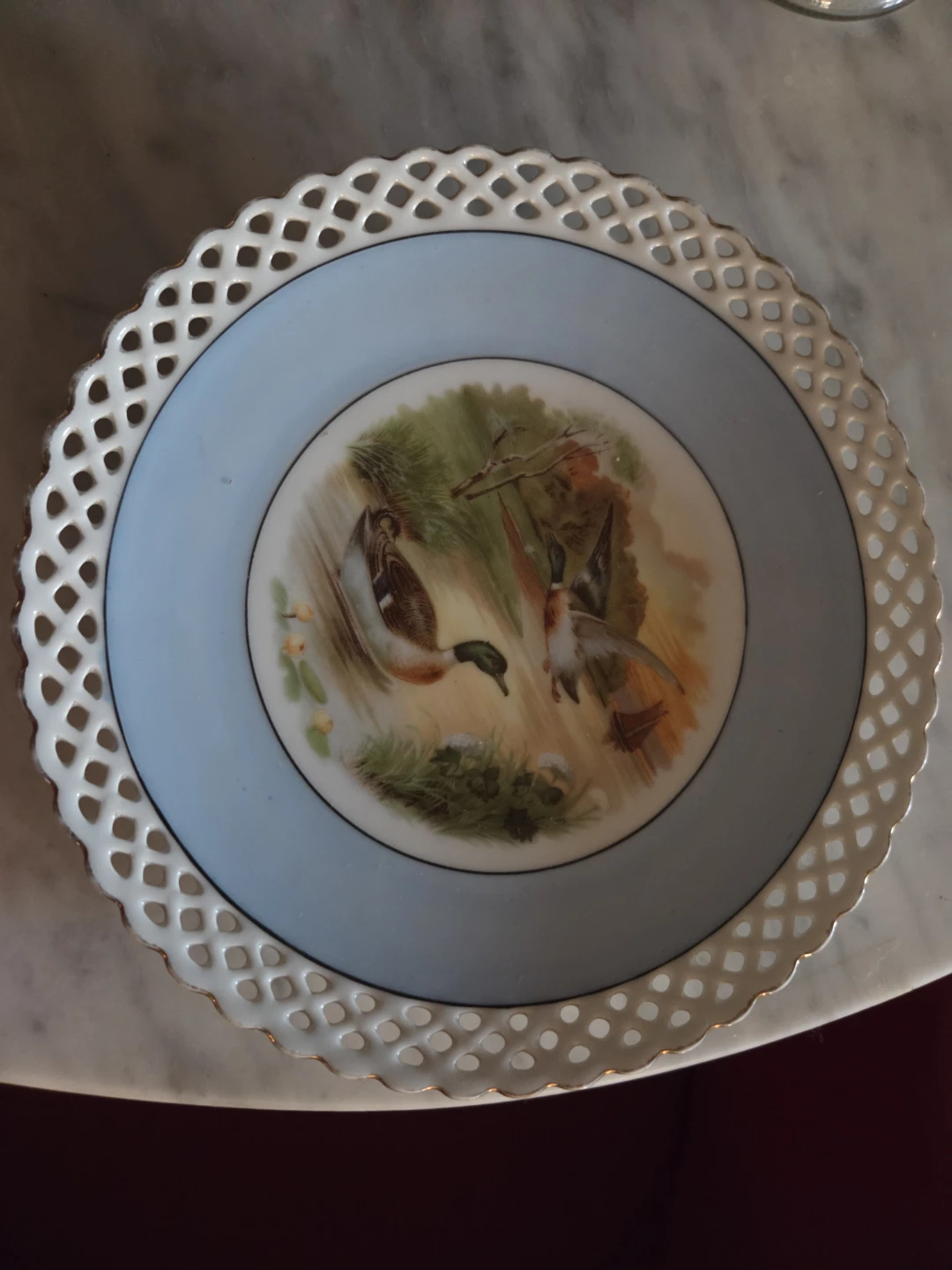 Decorative Plate with Ducks