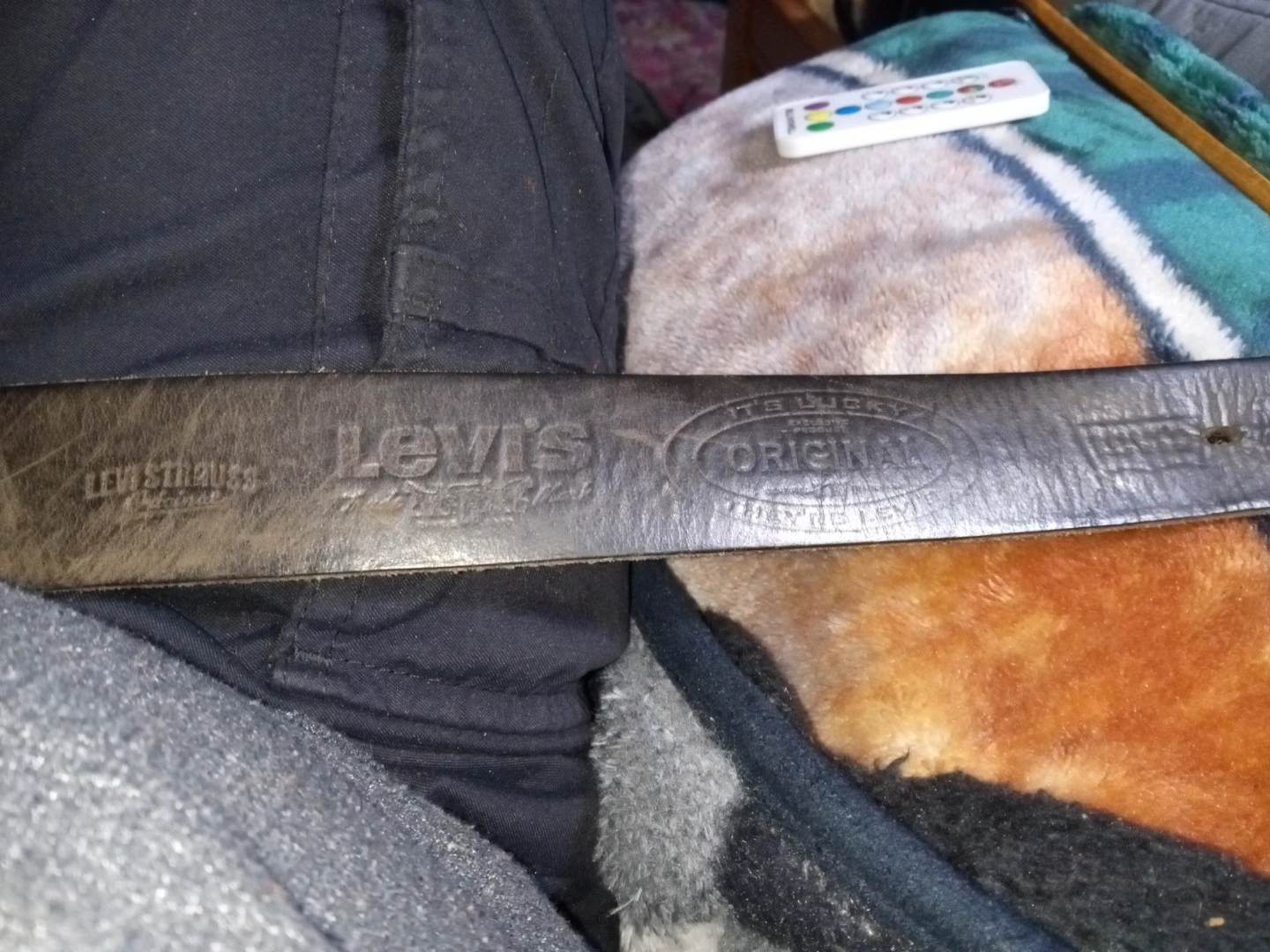 Vintage Levi's Men's Leather Belt