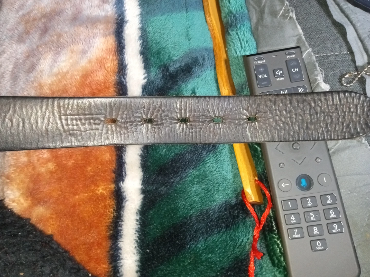 Vintage Levi's Men's Leather Belt - photo 3