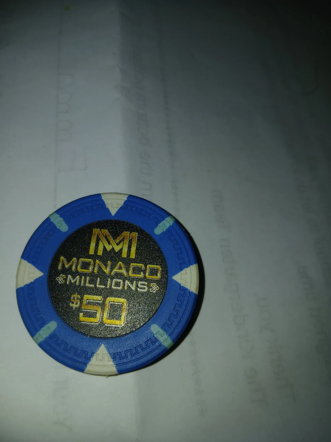 Monaco Millions $50 Poker Chip - photo 2