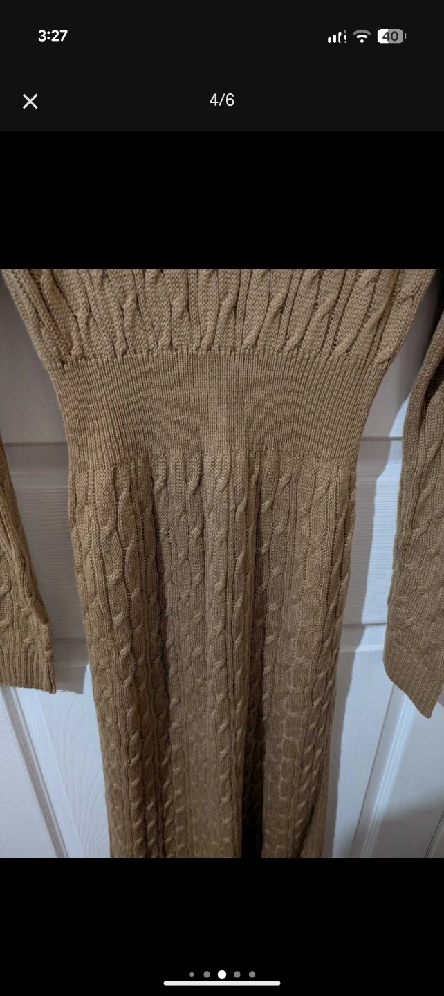 From Shein - Cable Knit Sweater Dress - photo 3