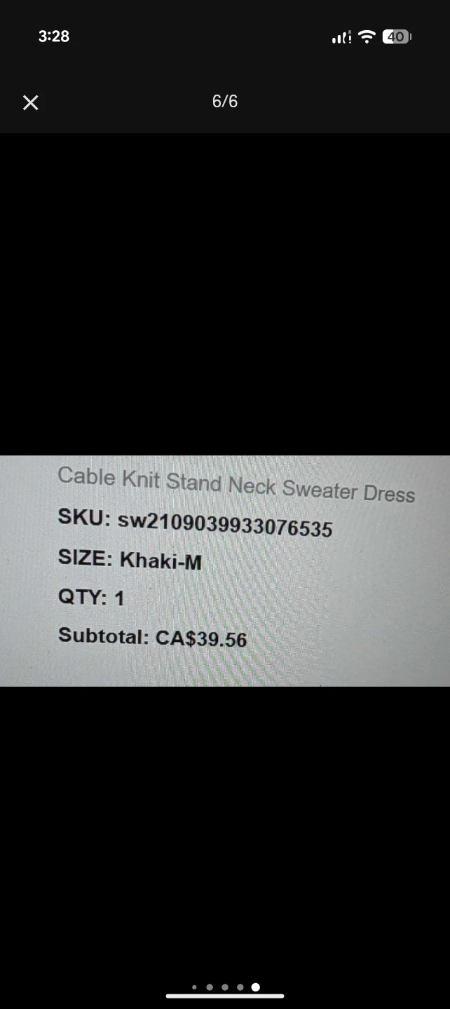 From Shein - Cable Knit Sweater Dress - photo 5