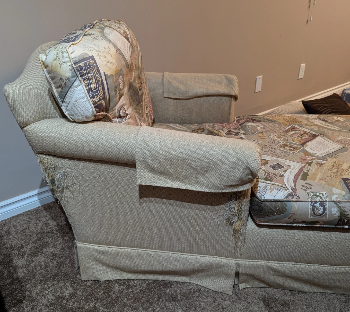 Vintage Ethan Allan Chaise