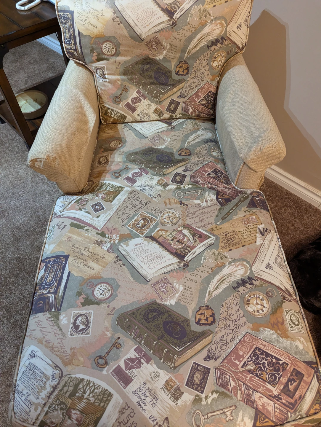 Vintage Ethan Allan Chaise - photo 3