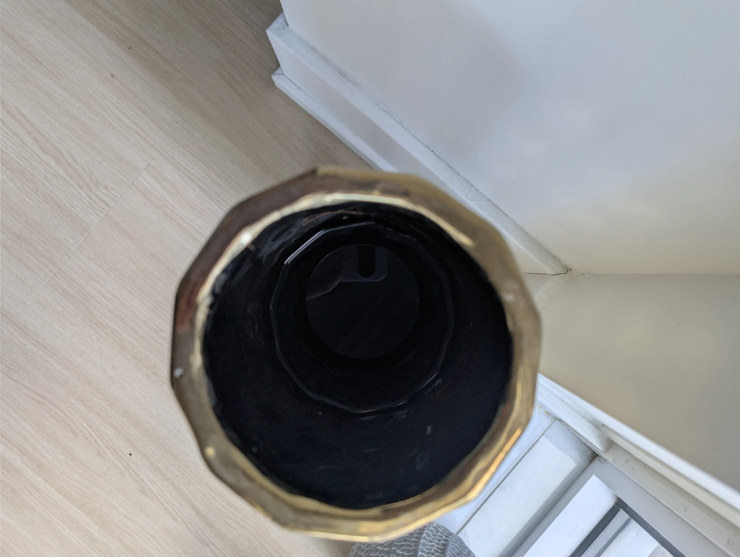 Gold Geometric Vase - photo 2