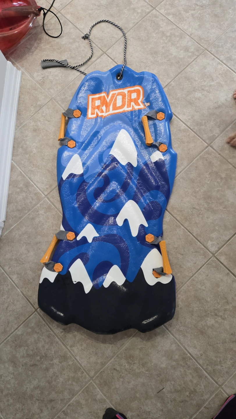 RYDR Snow Sled with Rope