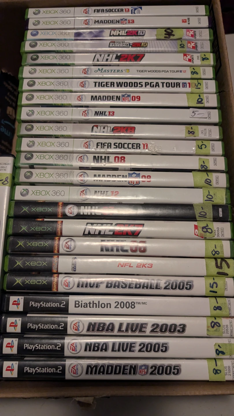 Assorted Video Games for Xbox 360, PS2, and PS3