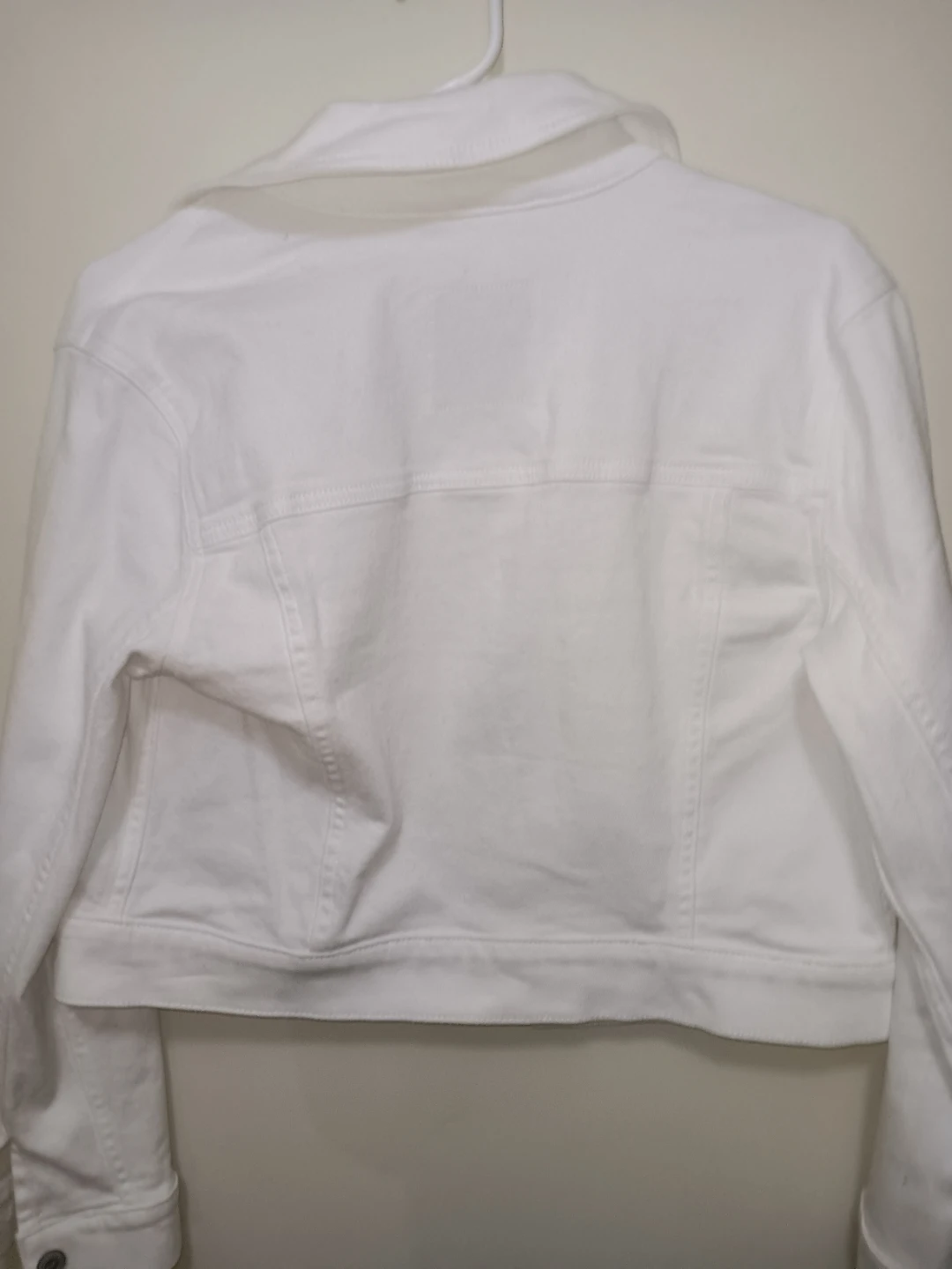Hollister White Denim Jacket - Size M - photo 2