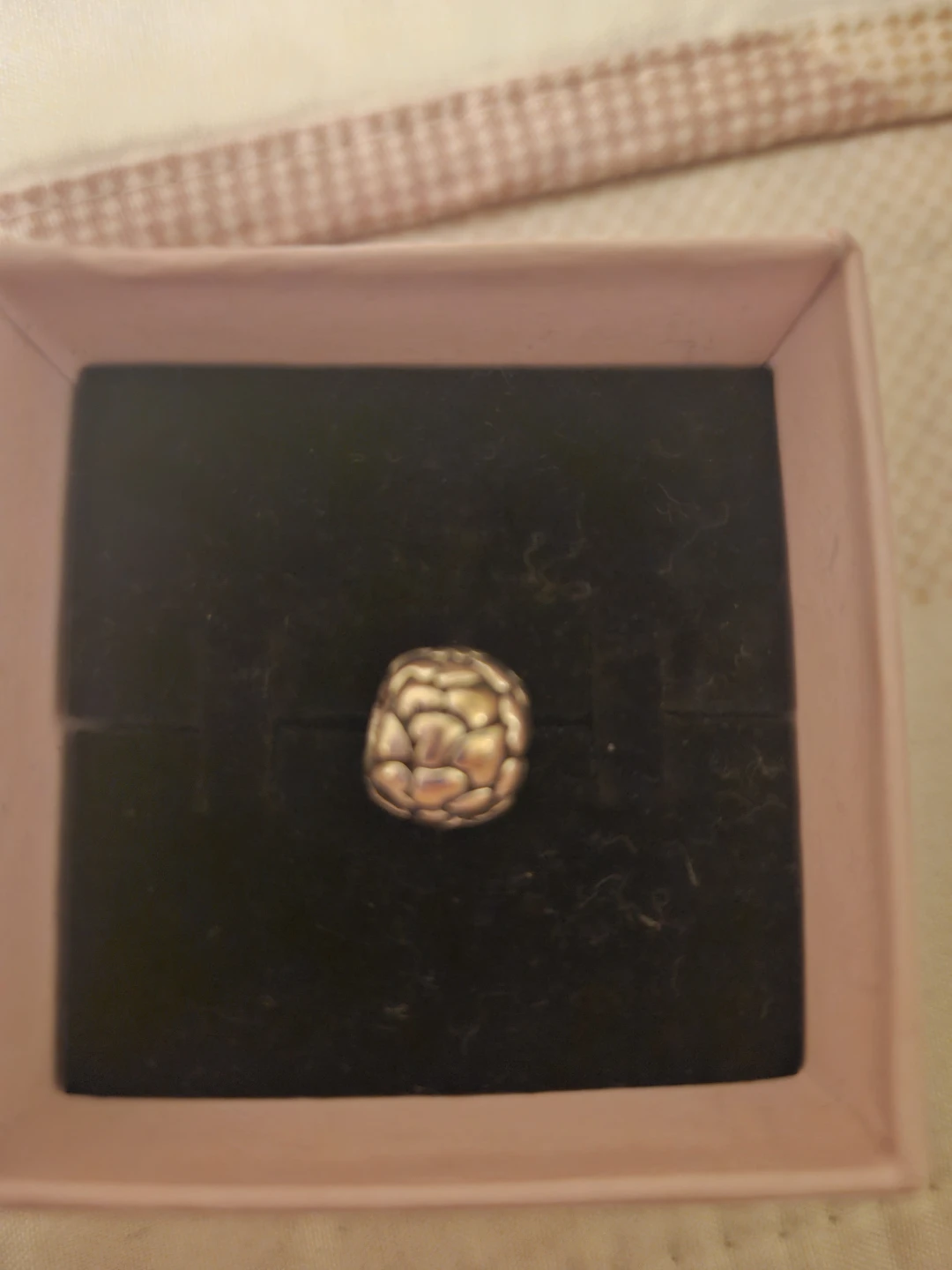 Pandora Charm Bracelet Bead - Rose Gold Tone
