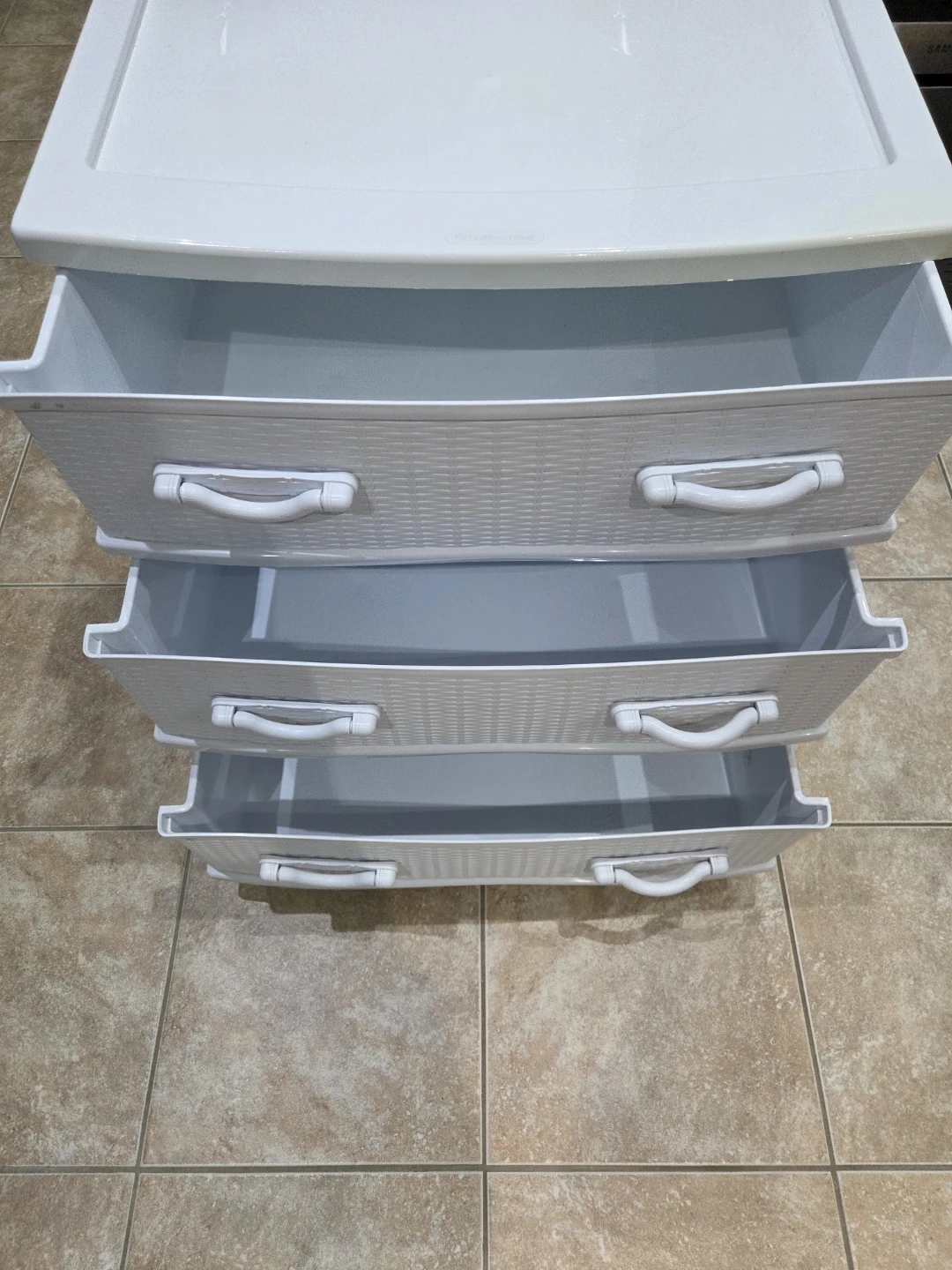 FREE 3drawer storage bin on casters - photo 2