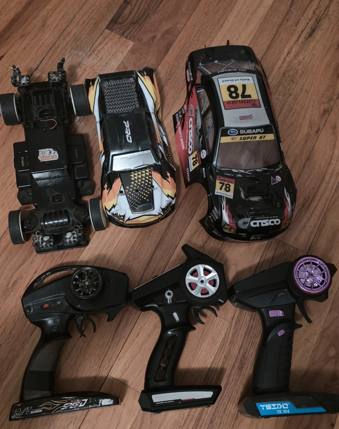 RC Car Remote Controllers & Bodies PARTS LOT